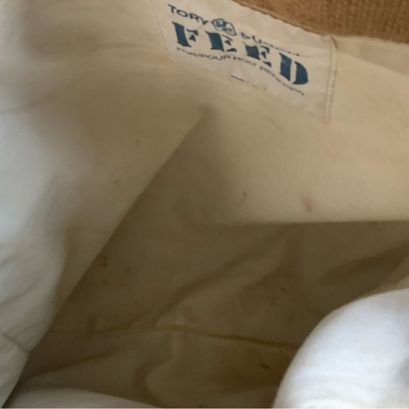 TORY BURCH FEED BURLAP HOLT RENFREW COLLECTION BAG 2012 - Picture 6 of 6